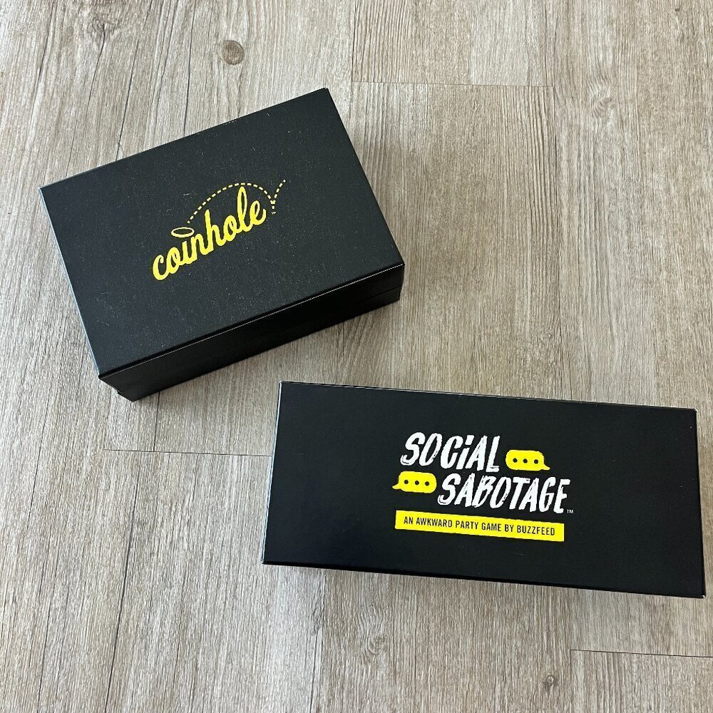 2 Game Bundle: Coinhole & Social Sabotage